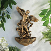 Hand Crafted St. Michael the Archangel Holy Water Font